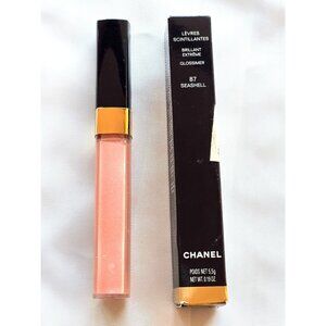 CHANEL Levres Scintillantes Brilliant Extreme 87 Seashell Lipgloss Lip tint MU3